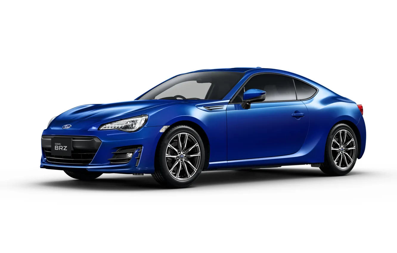 Photo wallpaper Subaru, white background, Subaru, BRZ