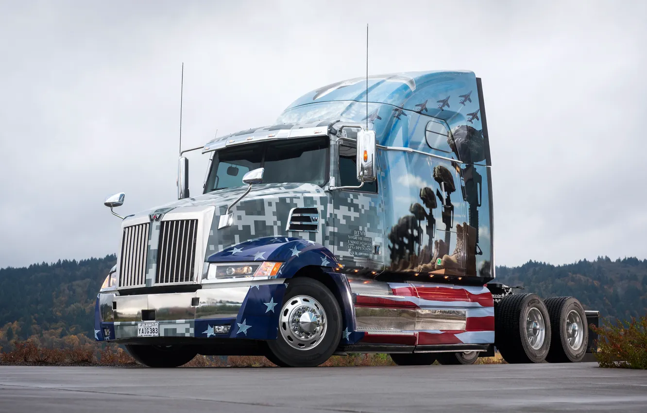 Photo wallpaper tuning, truck, Western Star, Western Star 5700