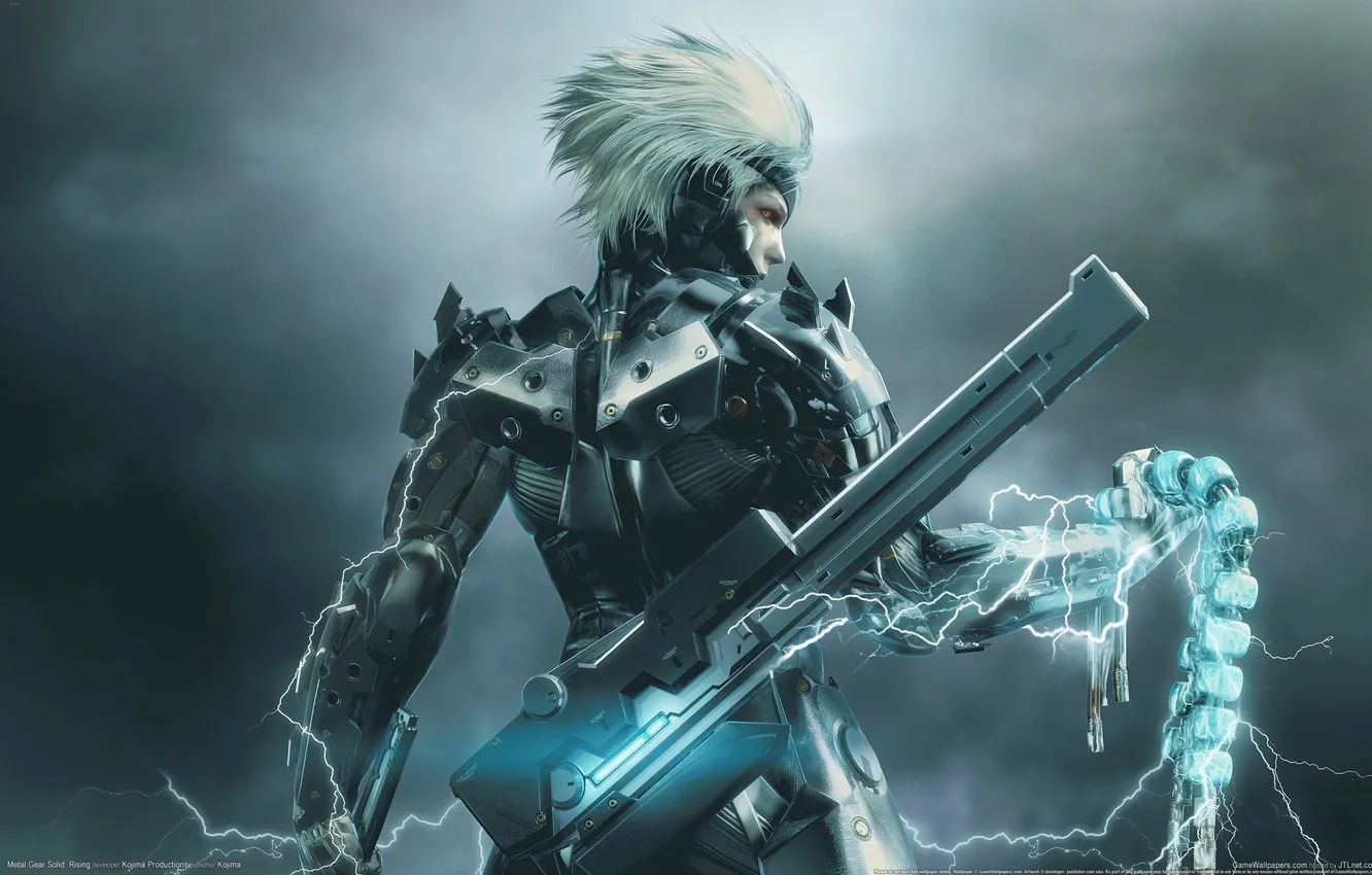 Photo wallpaper ninja, metal gear solid, Rising