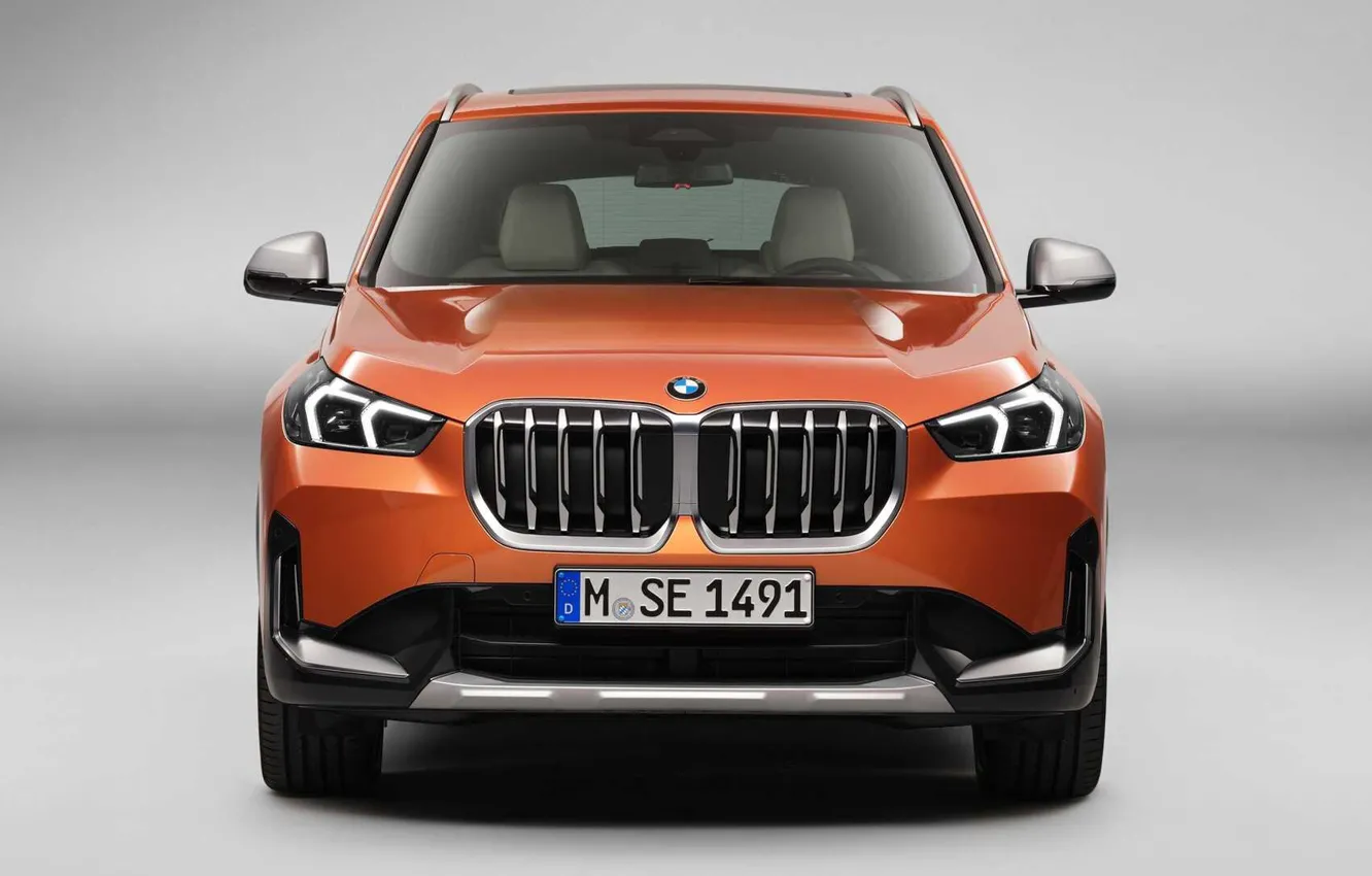Photo wallpaper front view, crossover, BMW X1, U11