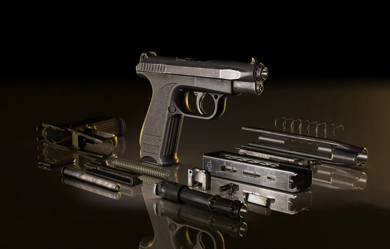 Photo wallpaper gun, GSH-18, Gryazev and Shipunov