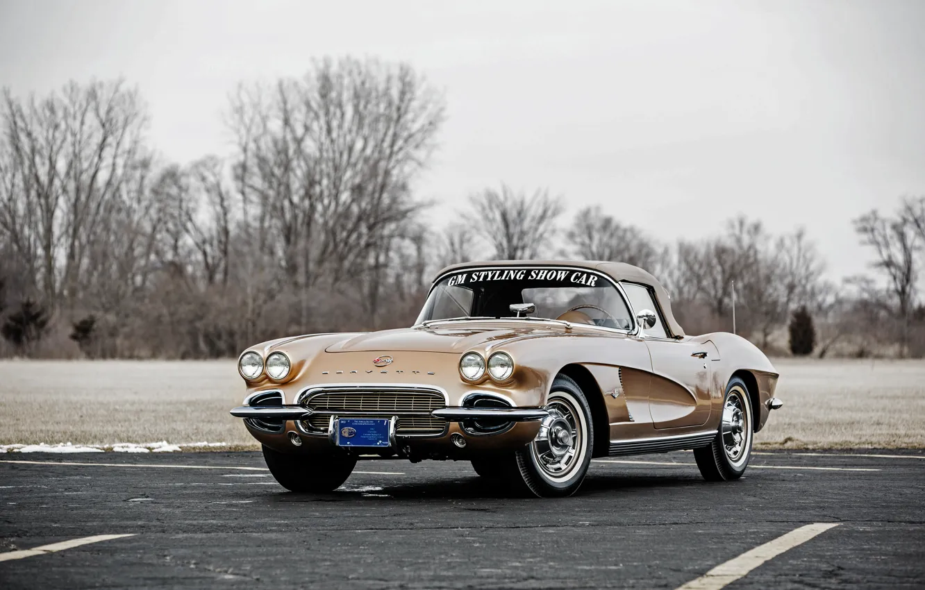 Photo wallpaper Corvette, Chevrolet, Chevrolet, Corvette, 1962