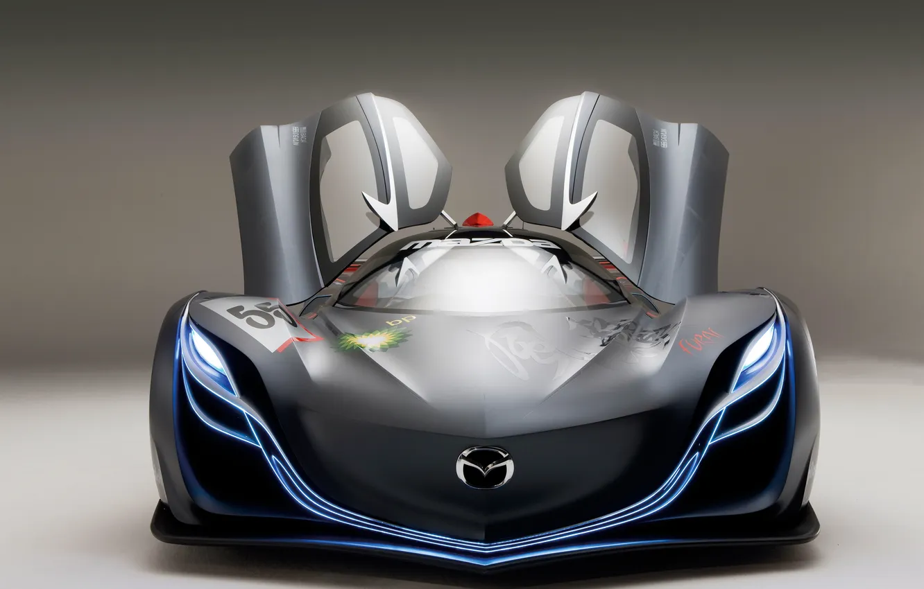 Photo wallpaper Concept, 2008, supercar, Mazda, supercar, The concept car, Furai, Mazda Furai Concept