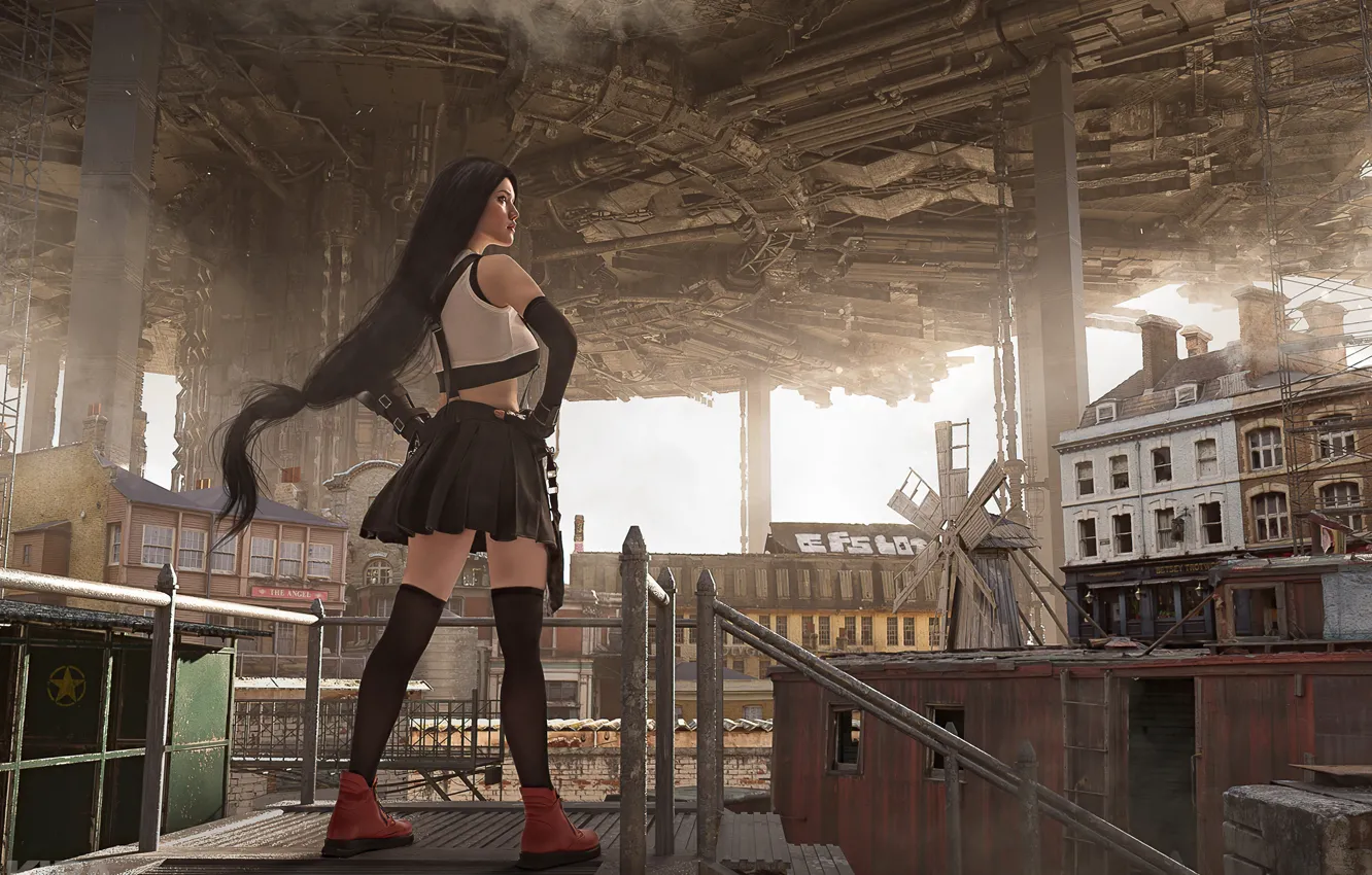 Photo wallpaper Final Fantasy, cosplay, Tifa Lockhart