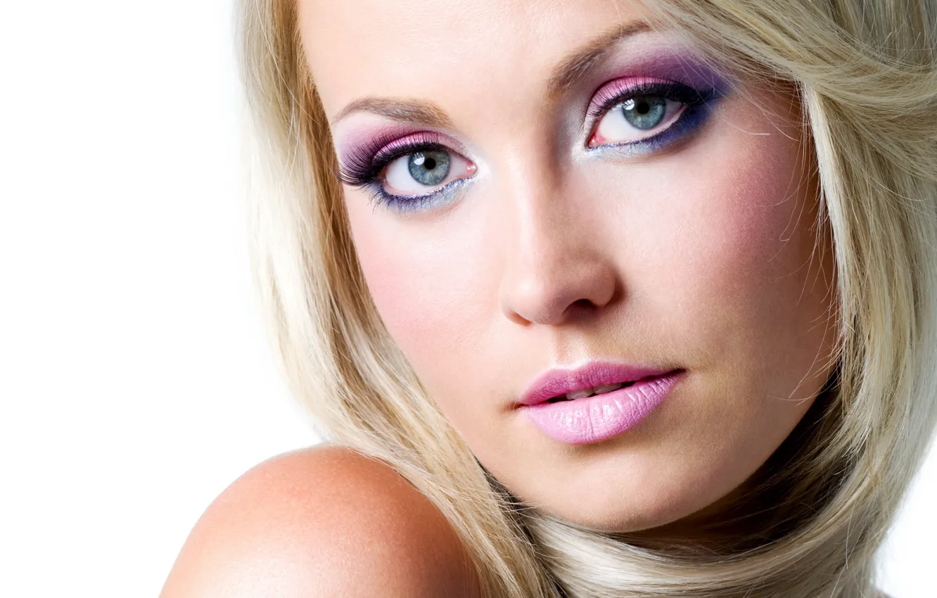 Wallpaper Sexy Look Blonde Makeup For Mobile And Desktop Section 