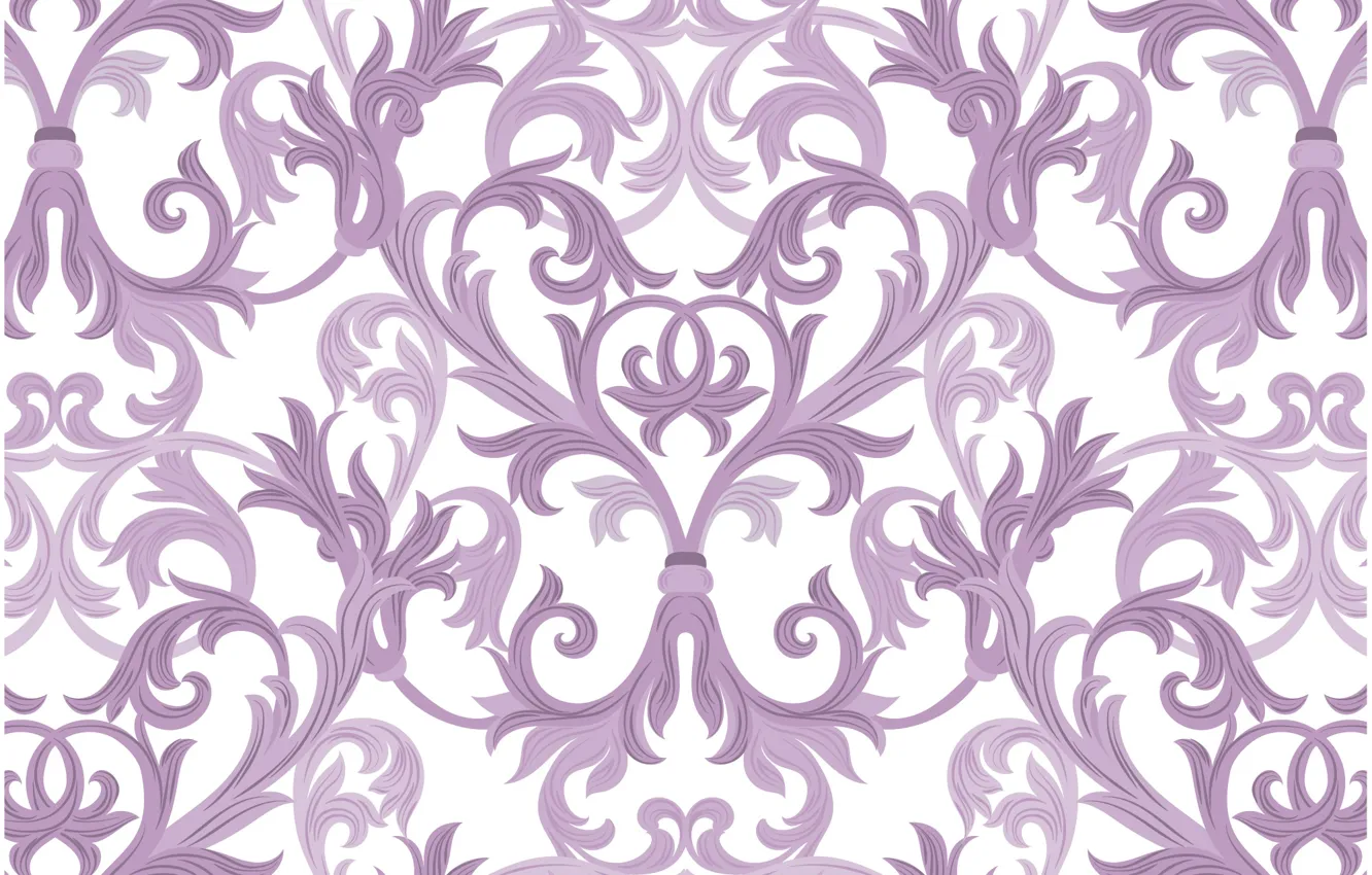 Photo wallpaper retro, texture, ornament, vintage