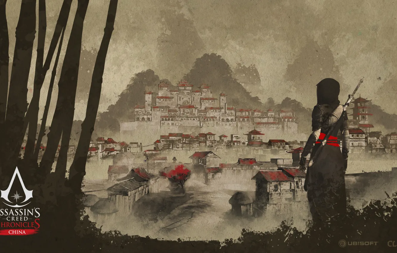 Photo wallpaper China, creed, assassin, Chronicles