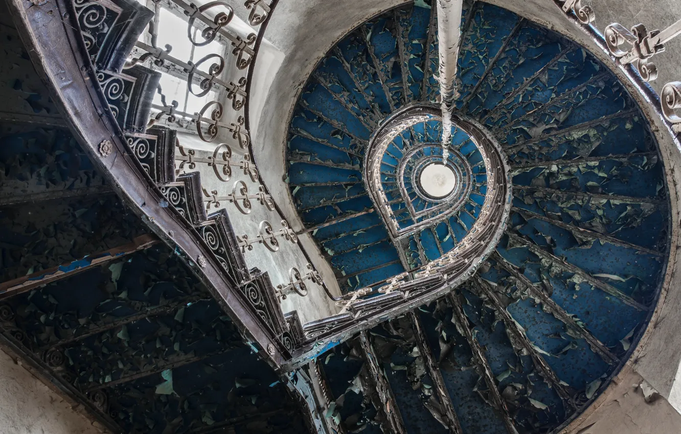 Photo wallpaper background, wall, ladder