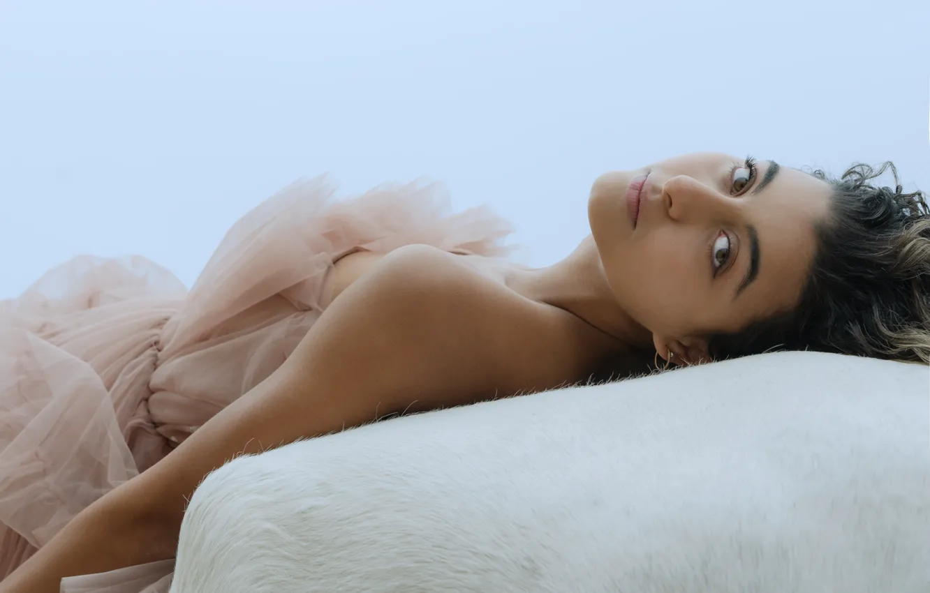 Photo wallpaper look, pose, sweetheart, sexy, beautiful, light background, beautiful, sexy