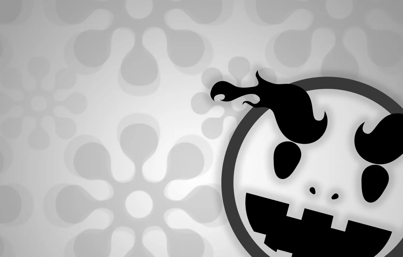 Photo wallpaper background, smile, black and white, smiley, emoji, Emoji