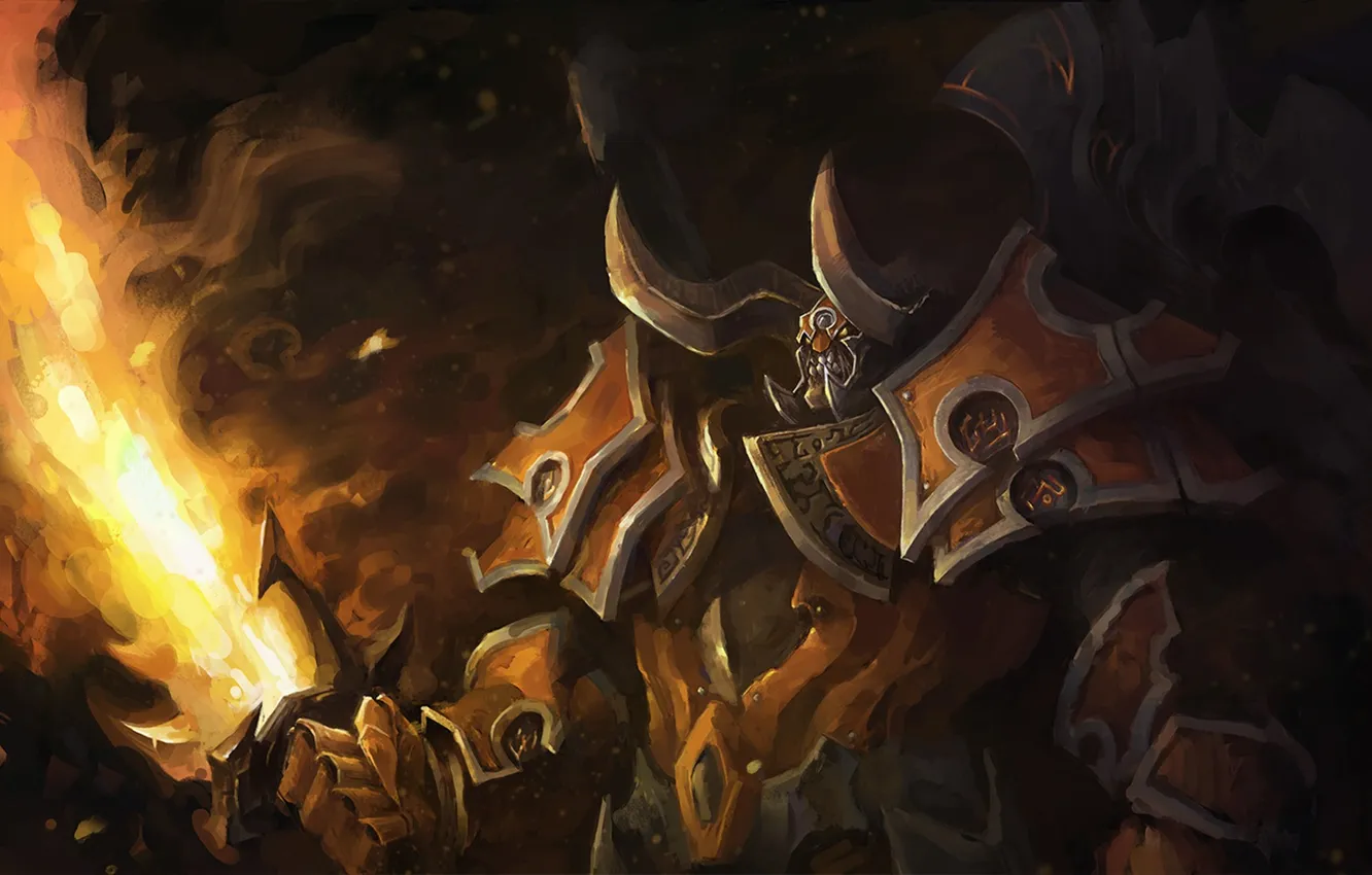 Photo wallpaper art, dota 2, Doom, Lucifer