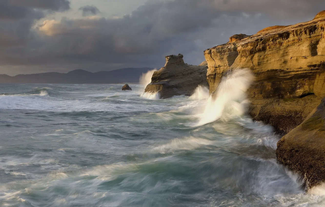 Photo wallpaper sea, the sky, landscape, nature