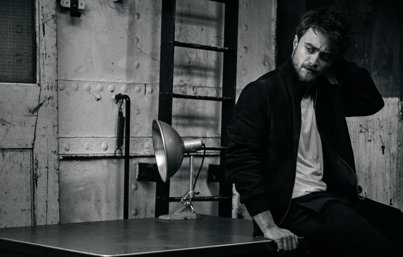 Photo wallpaper photoshoot, Daniel Radcliffe, Vanity Fair, 2016