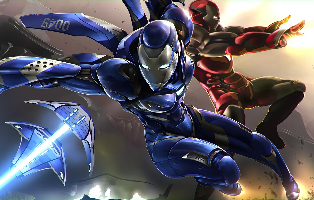 Photo wallpaper Iron Man, Tony Stark, Mark 85, Iron women