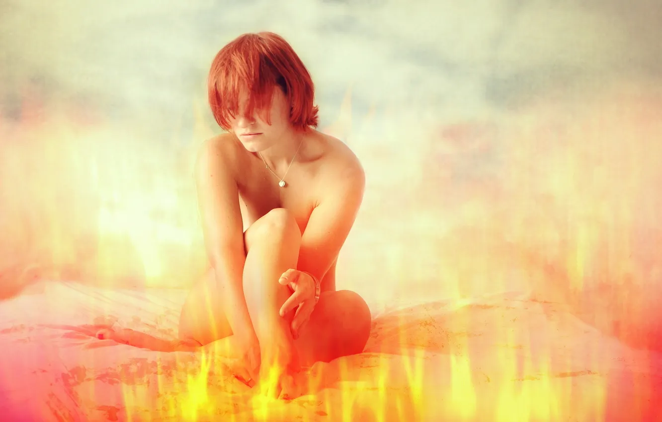 Photo wallpaper girl, pose, style