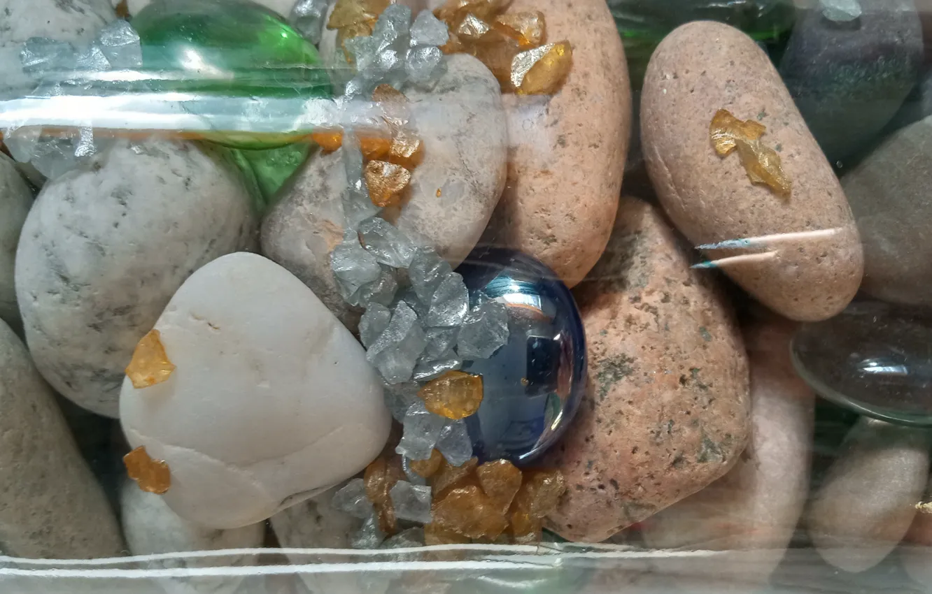 Photo wallpaper design, Wallpaper, texture, pebbles, marbles, glass beads