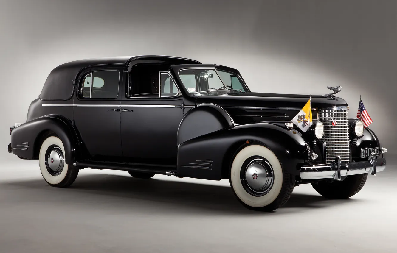 Photo wallpaper retro, Cadillac, car