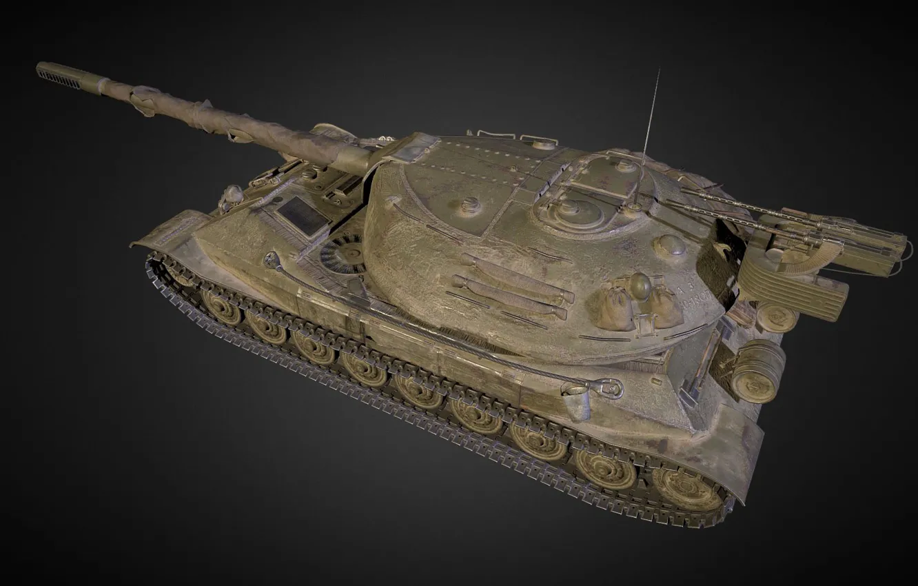 Photo wallpaper Russia, Experienced tank, Object 705