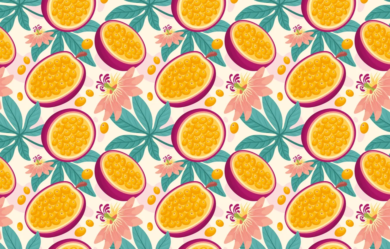 Photo wallpaper texture, pattern, fruit
