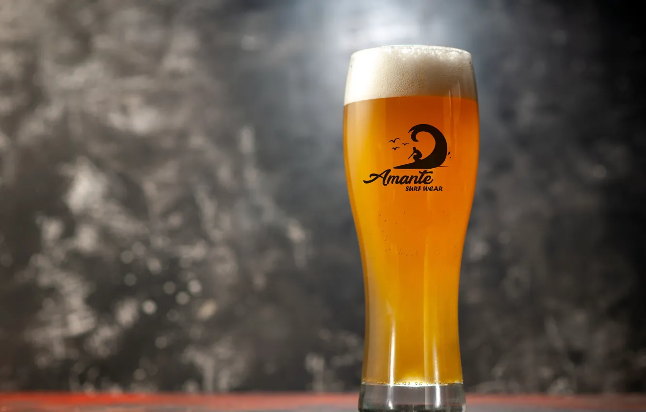 Photo wallpaper glass, logo, beer, Chopp, LOVER