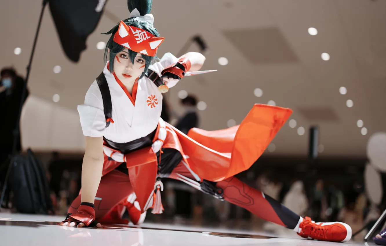 Photo wallpaper Blizzard, cosplay, Overwatch, Kiriko