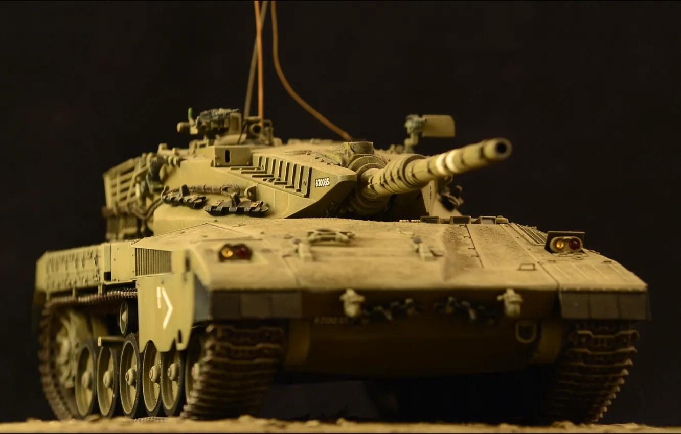 Photo wallpaper toy, tank, combat, model, main, Merkava, Israel, Mk III