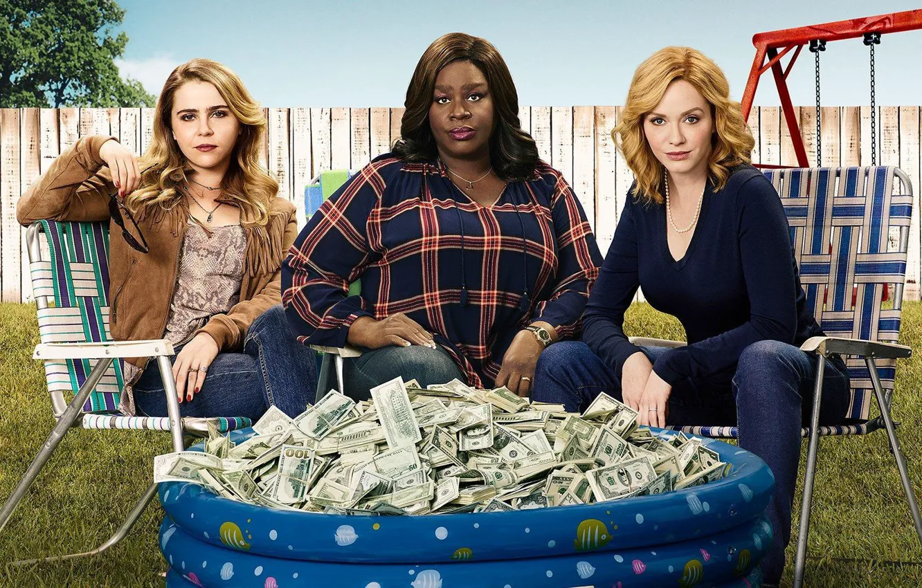Photo wallpaper the film, money, actress, the series, Good Girls, Good girls
