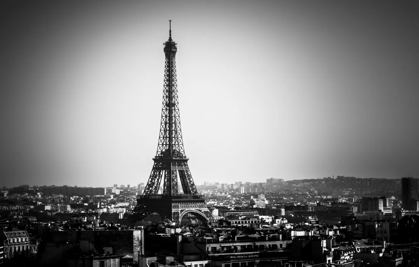 Photo wallpaper Paris, Eiffel tower, Paris
