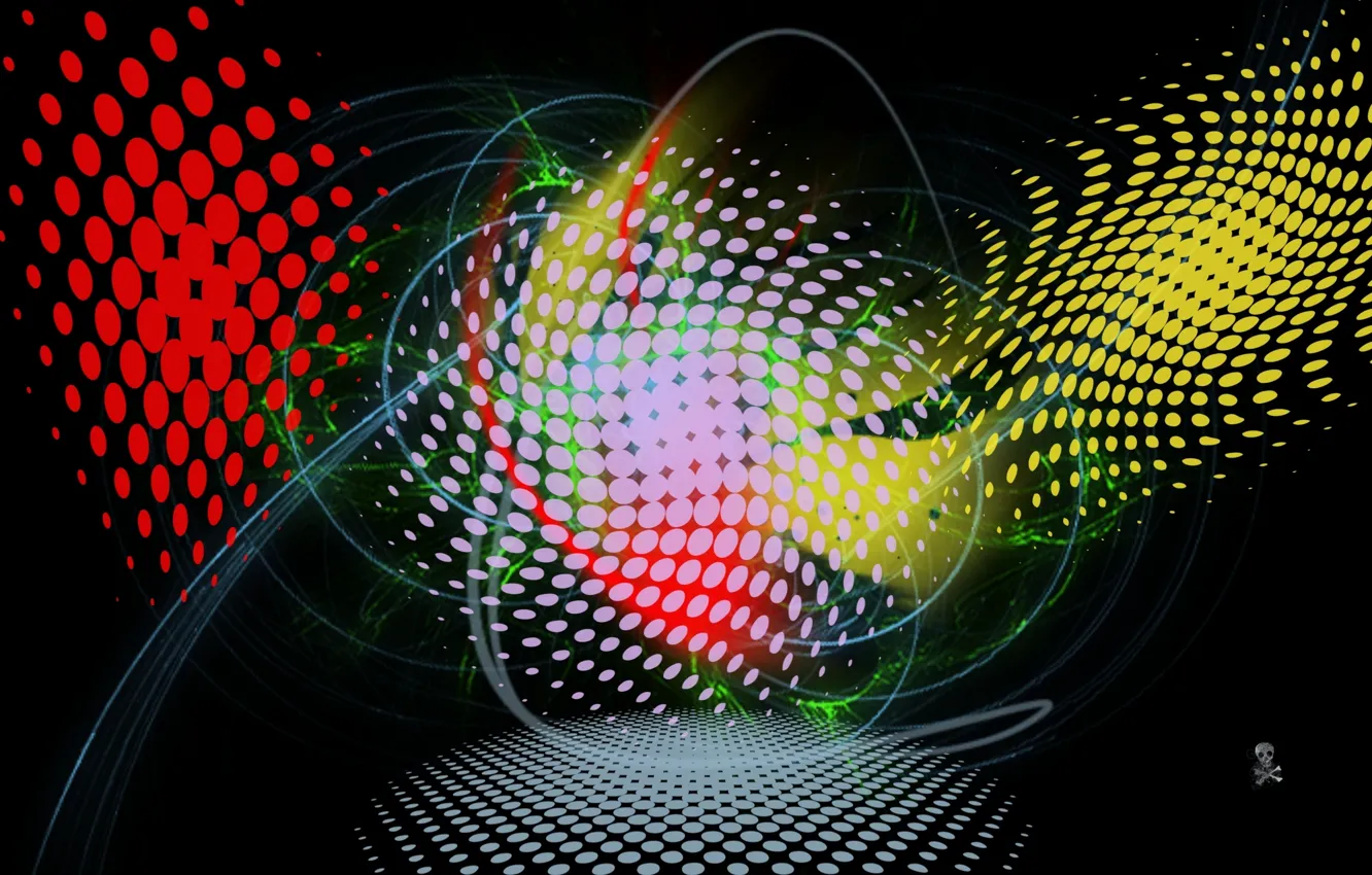 Photo wallpaper line, pattern, color, point, colorful