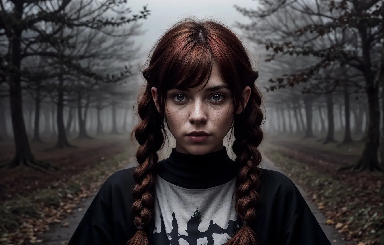 Photo wallpaper girl, sexy, AI Art, aiart