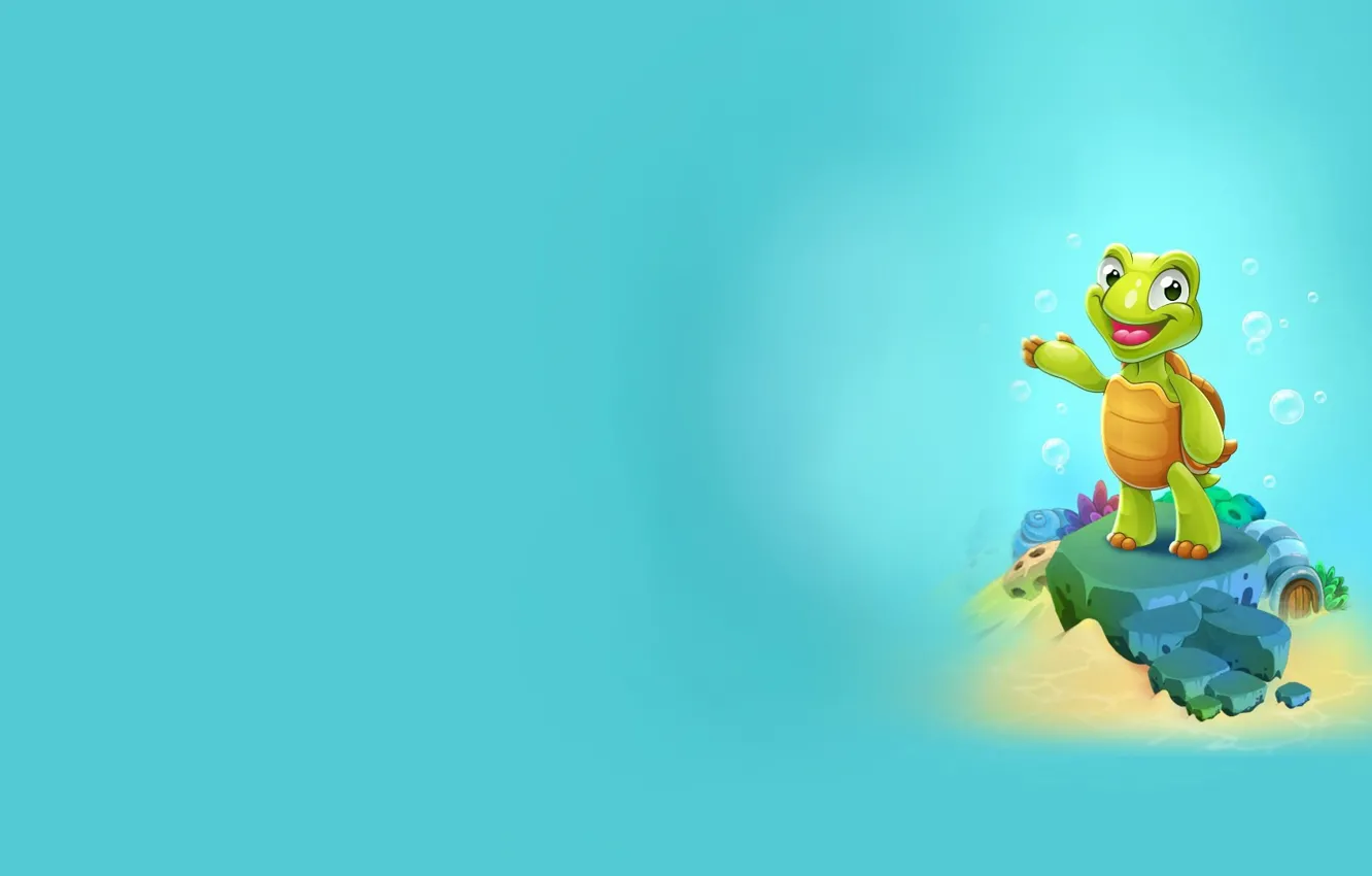 Photo wallpaper the game, art, bug, children's, Rusalka