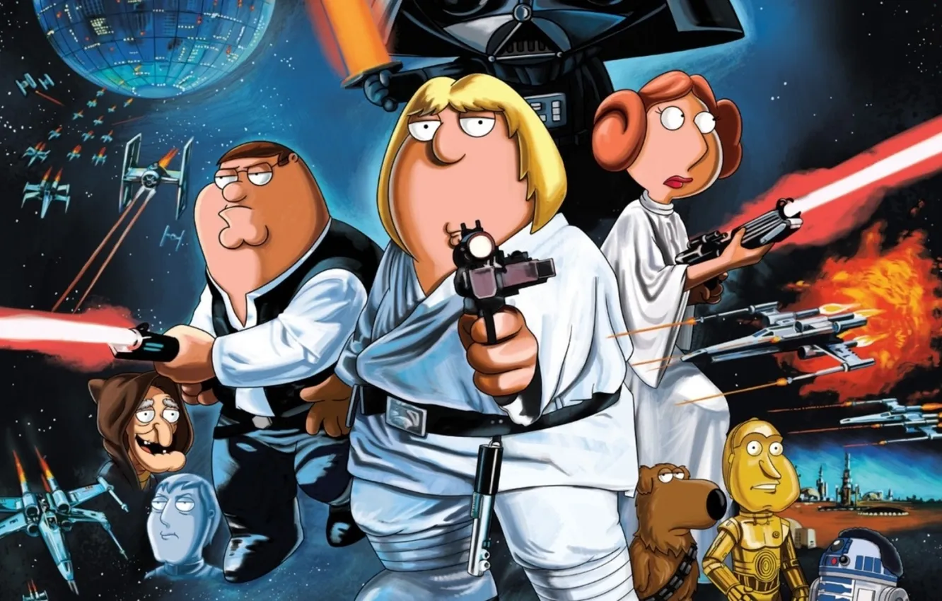Photo wallpaper Family guy, Star wars, Family Guy
