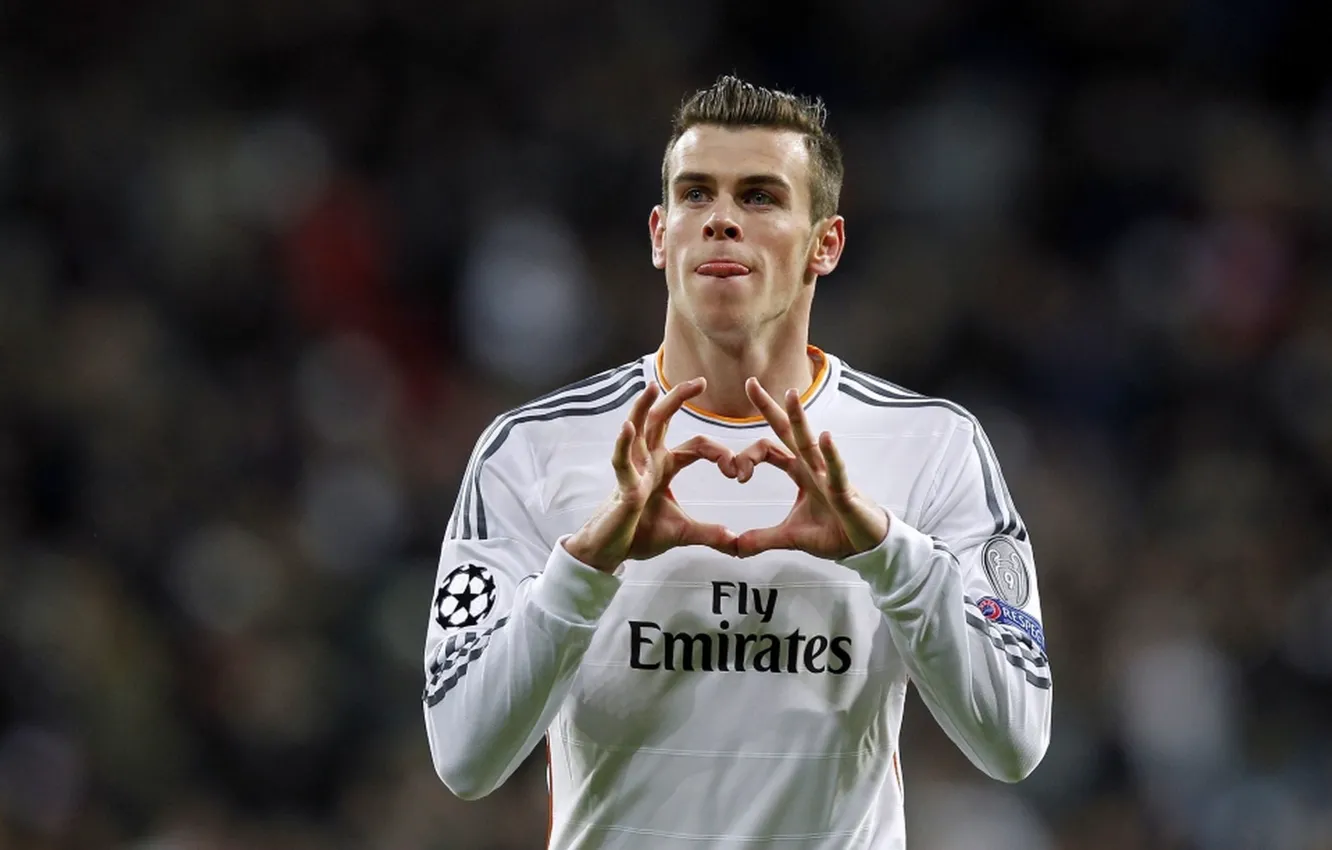 Photo wallpaper symbol, heart, heart, Champions League, Real Madrid, Real Madrid, Gareth Bale, Gareth Bale