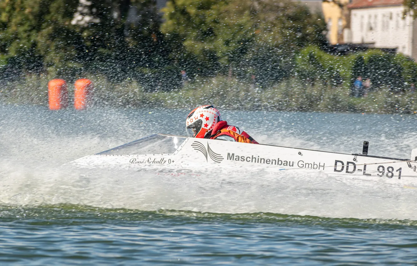 Photo wallpaper race, boat, speed