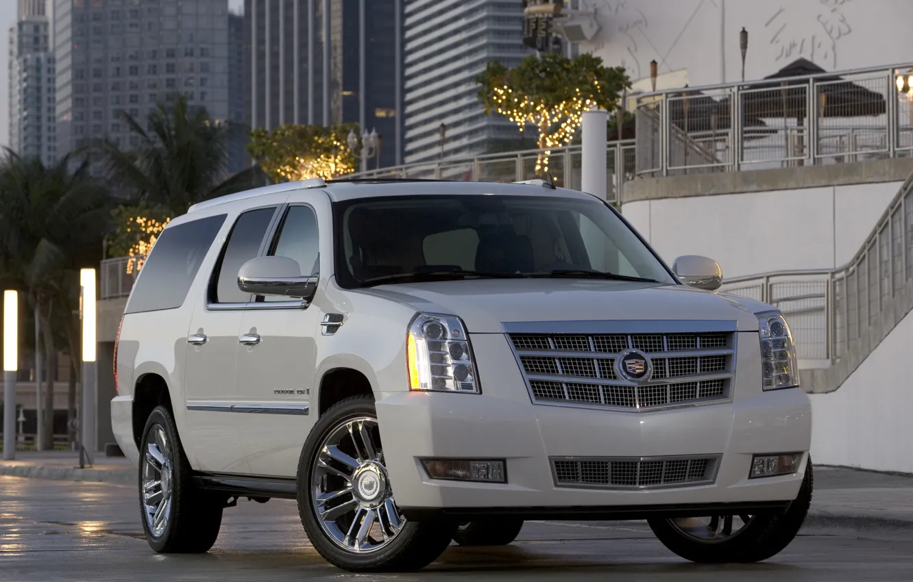 Photo wallpaper Cadillac, SUV, Escalade, Platinum
