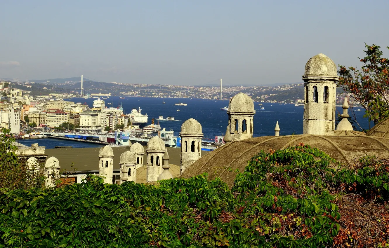 Photo wallpaper panorama, Istanbul, Turkey, Istanbul, Turkey