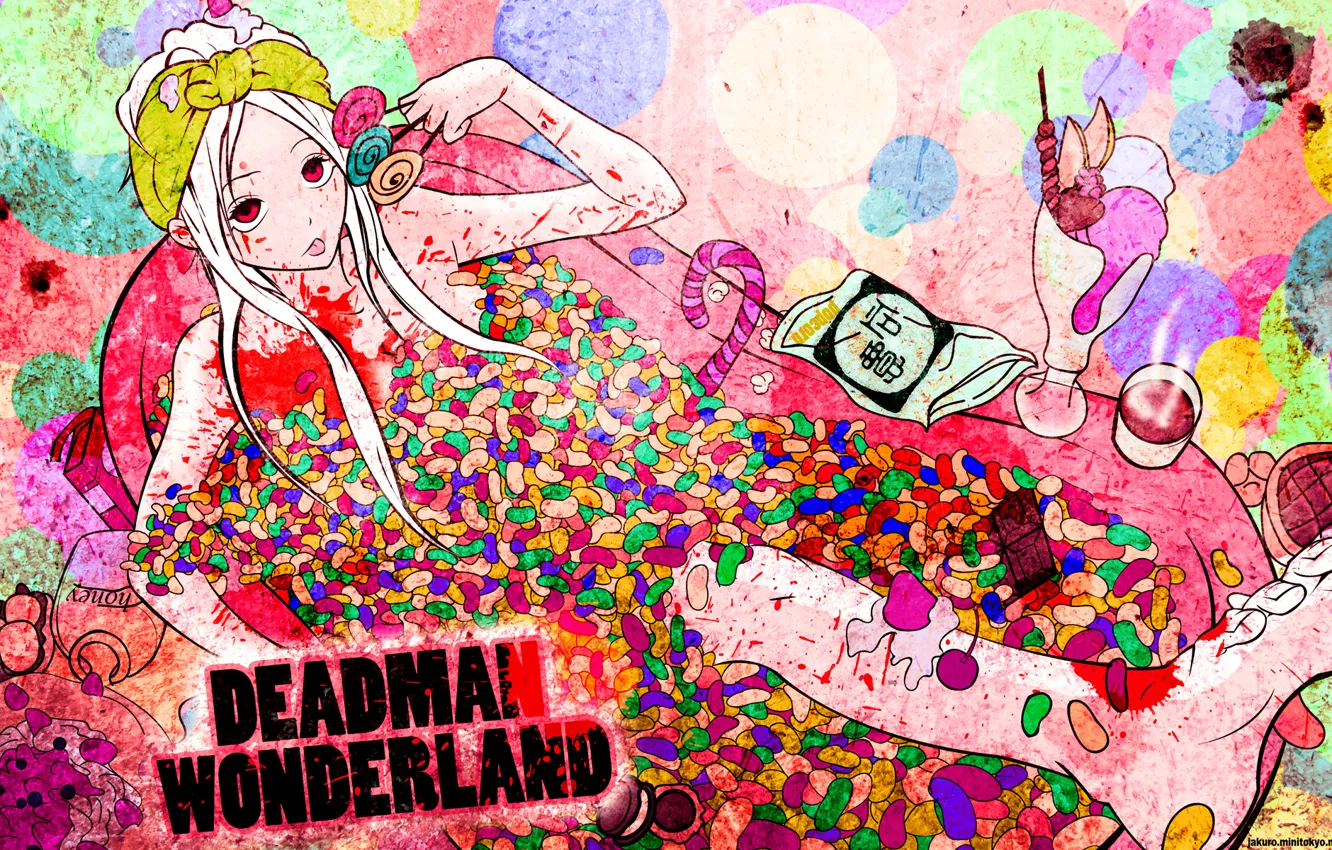 Photo wallpaper anime, candy, Deadman Wonderland, Shiro