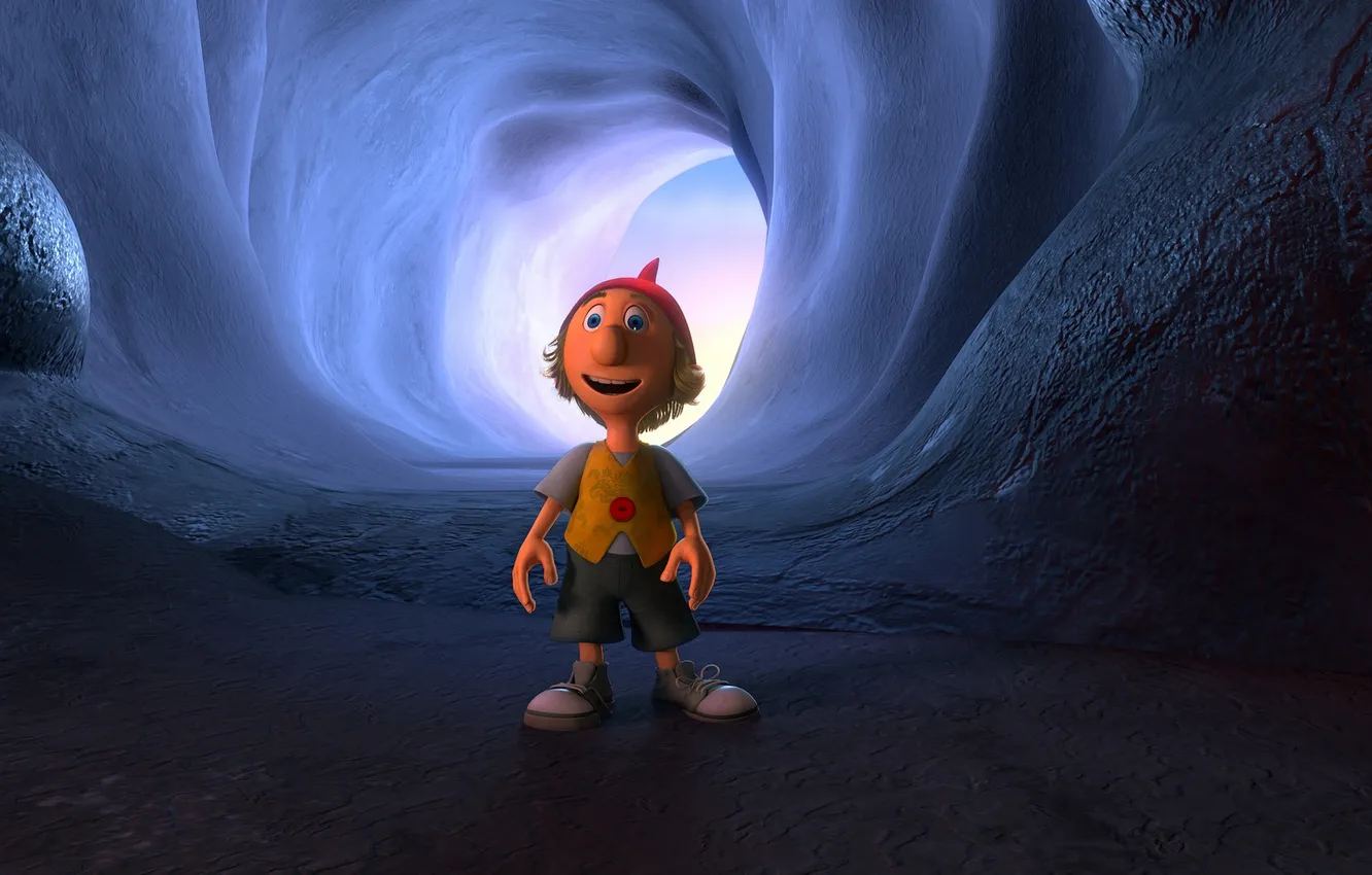 Photo wallpaper cartoon, cave, adventure, dwarf, The 7th dwarf, The 7th dwarf