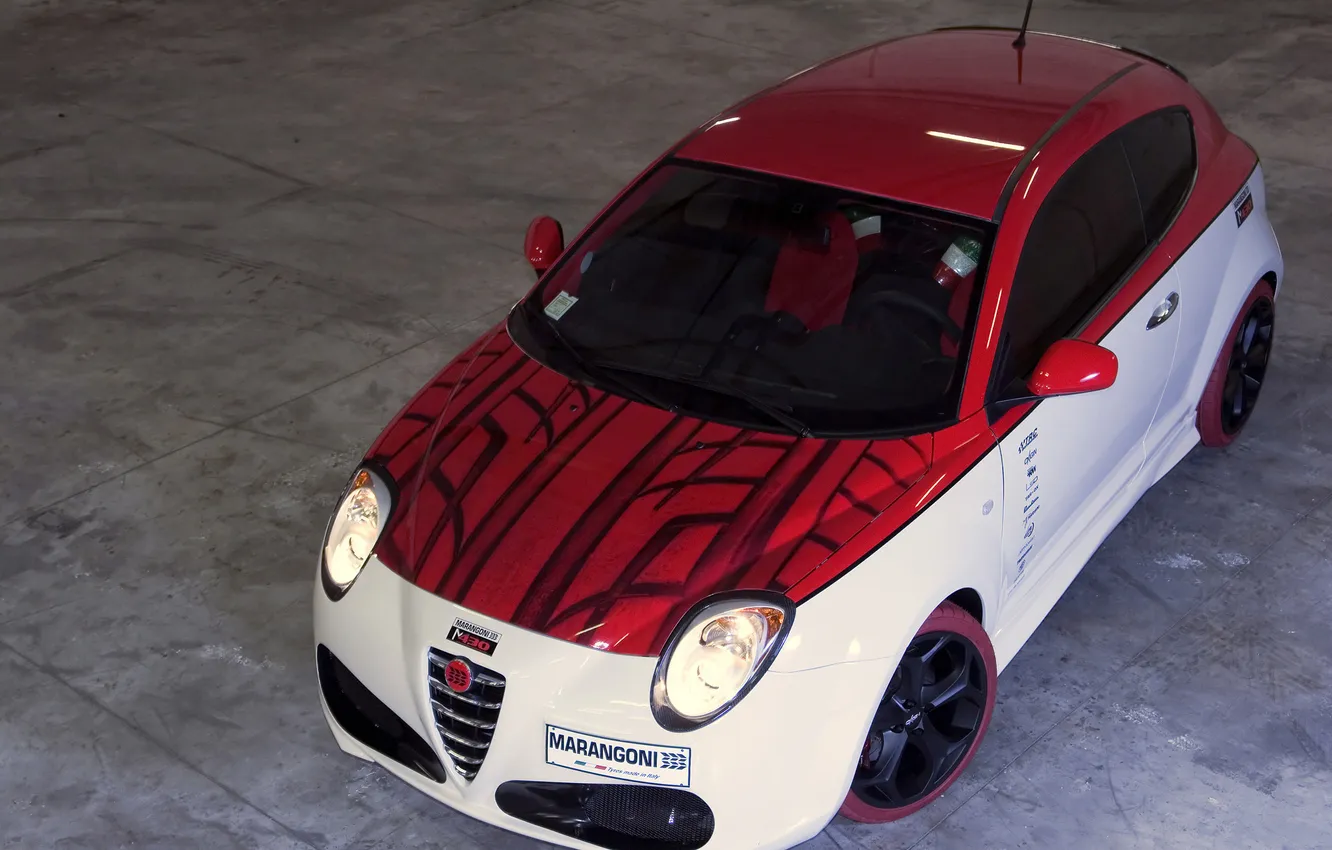 Photo wallpaper auto, Alfa Romeo, MiTo, view, Marangoni, M430