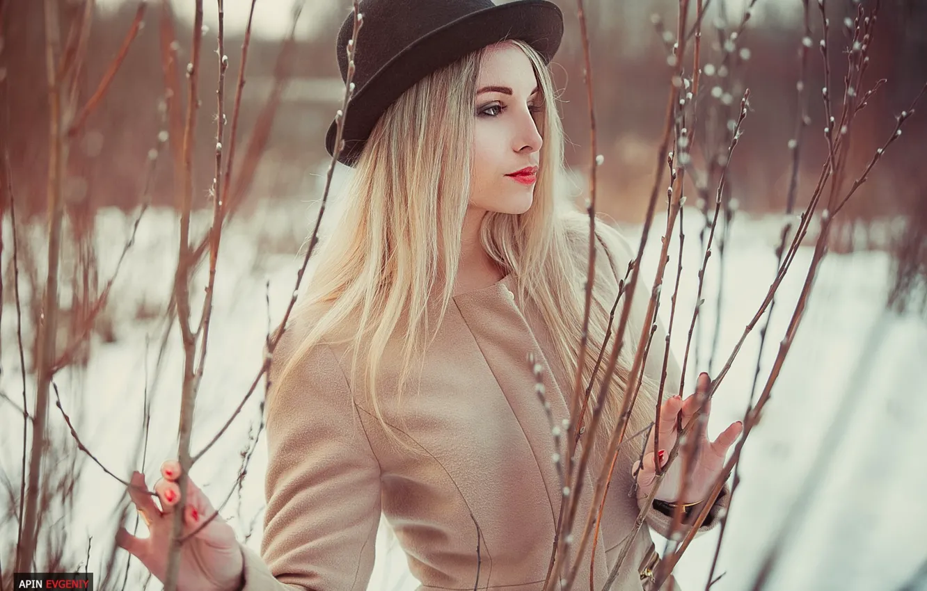 Photo wallpaper girl, hat, photographer, girl, photography, photographer, Eugene APIN, Evgeniy Apin