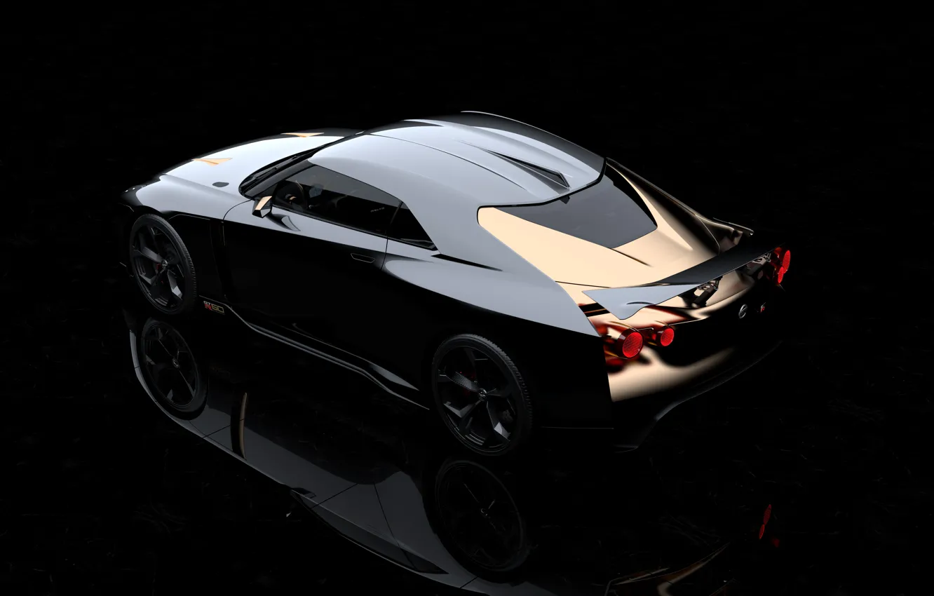 Photo wallpaper Concept, Nissan, rear view, 2018, ItalDesign, GT-R50