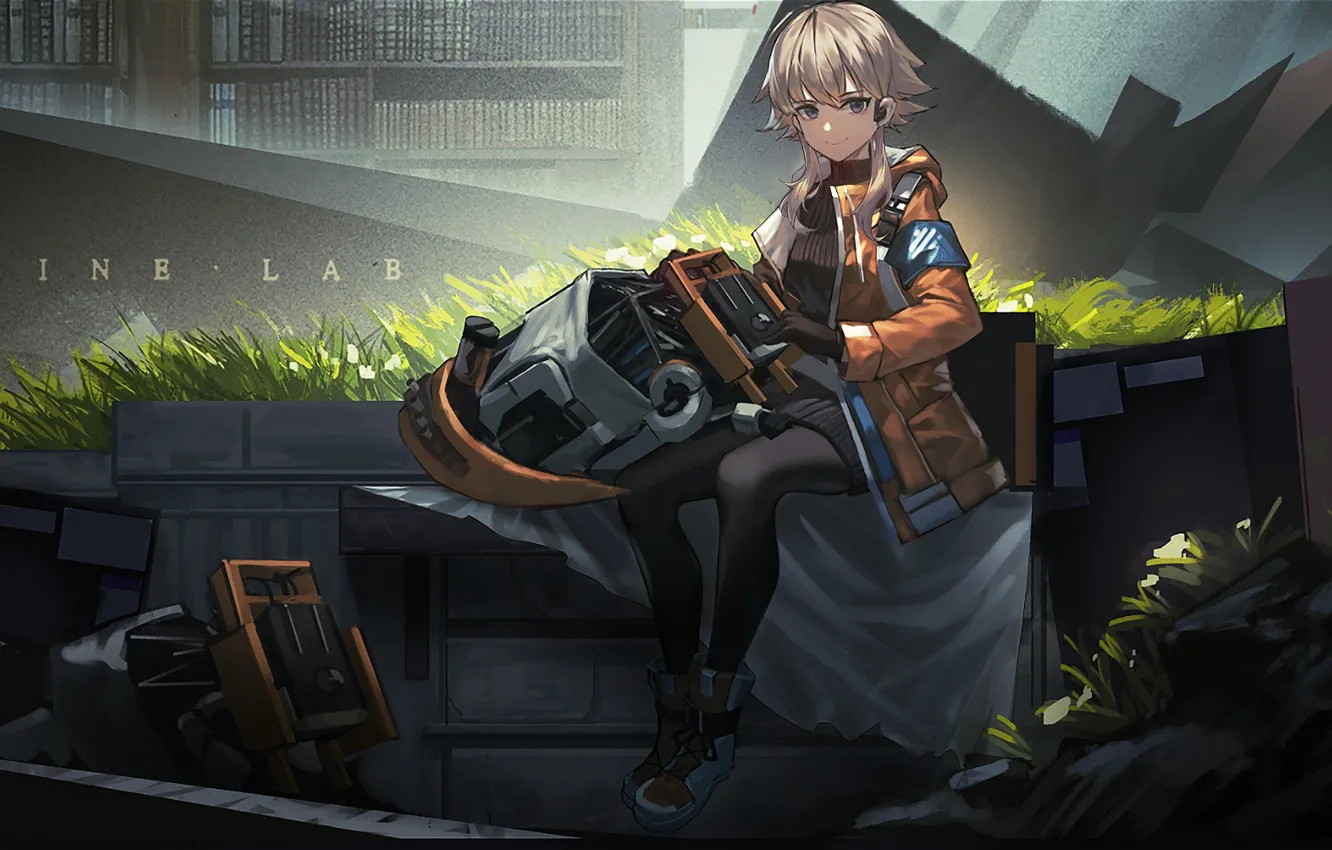 Photo wallpaper girl, spare parts, Arknights