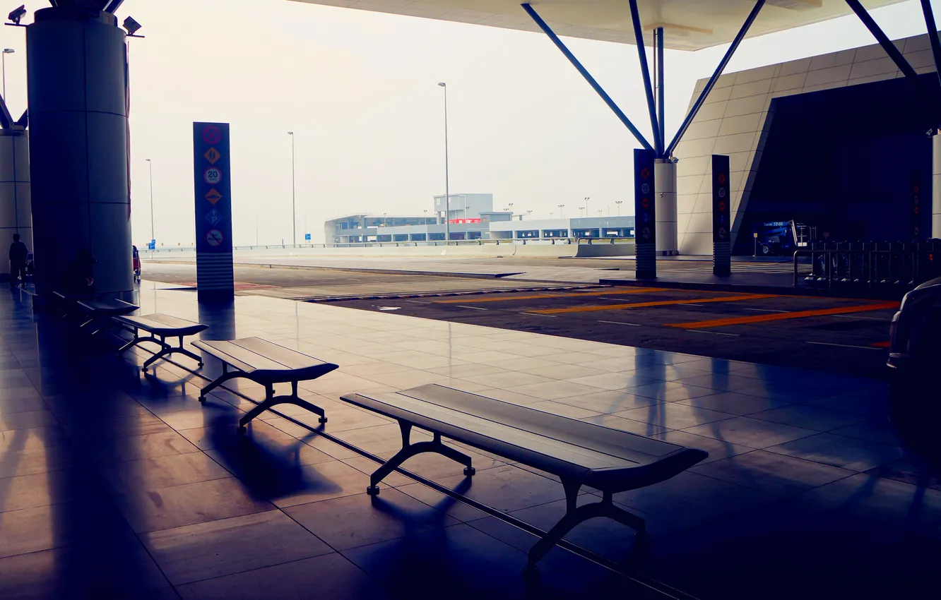 Photo wallpaper relax, mood, situation, Malaysia, Airport, Waiting, klia2