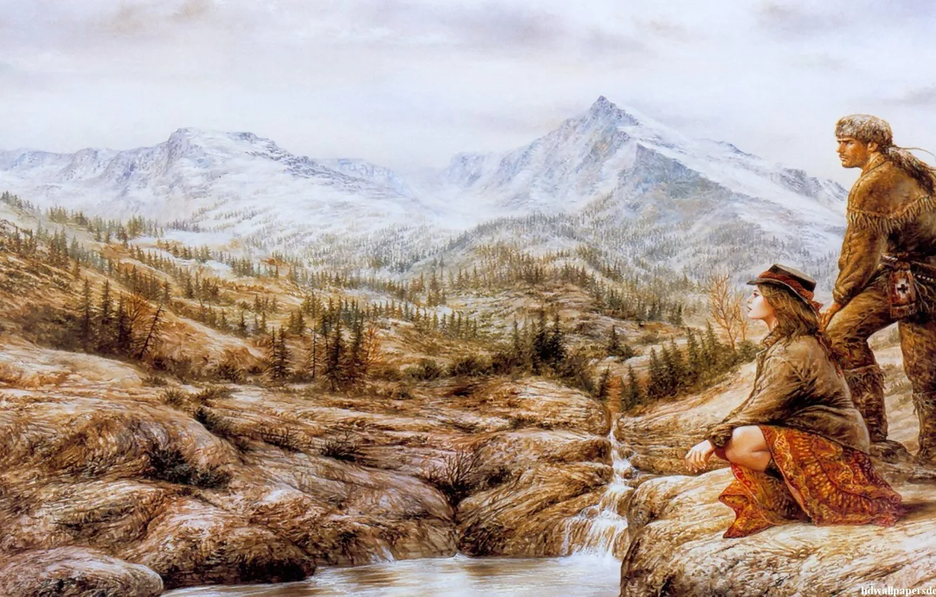 Photo wallpaper picture, painting, Luis Royo, painting, Luis Royo
