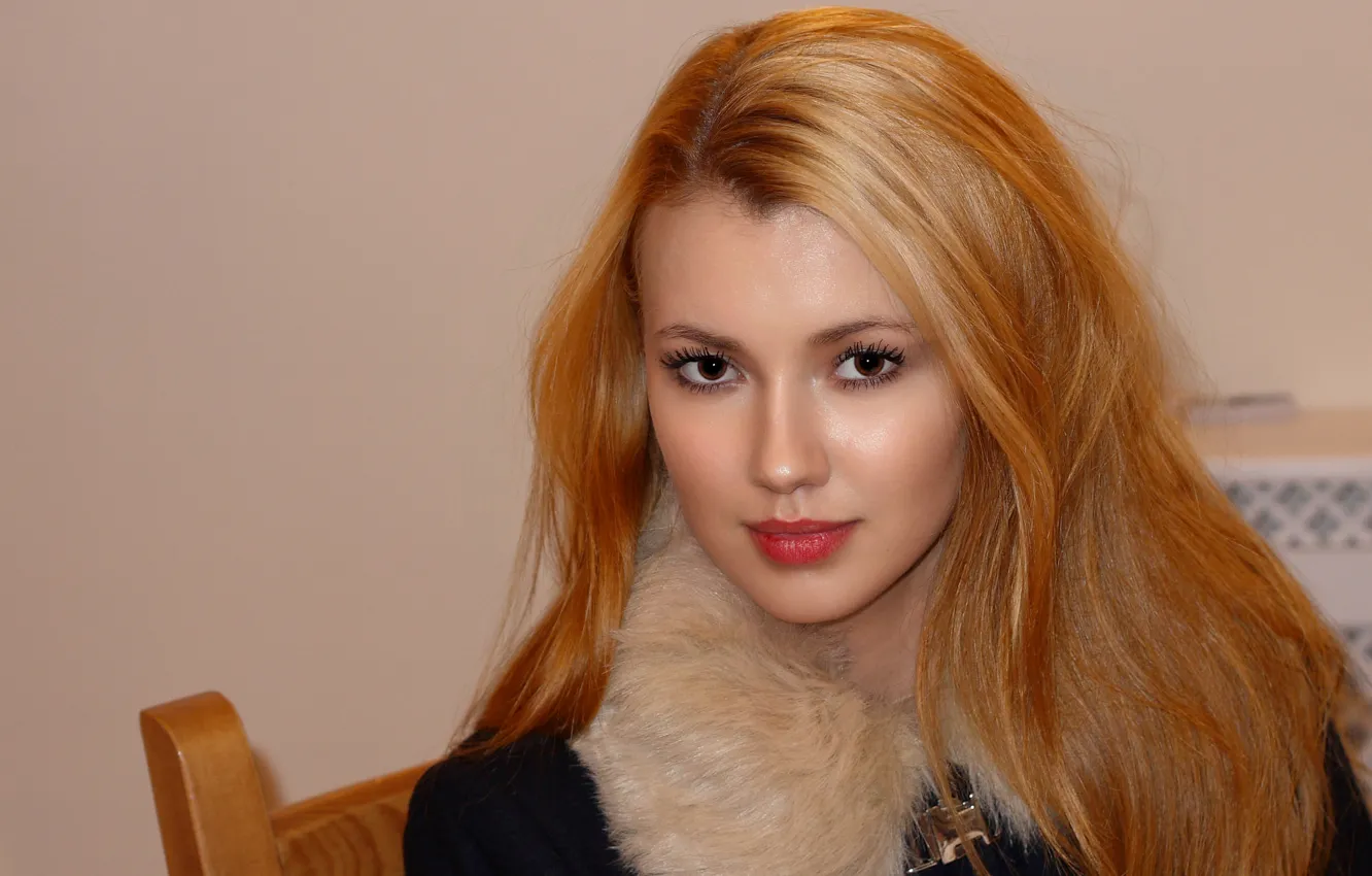 Photo wallpaper eyes, look, girl, beauty