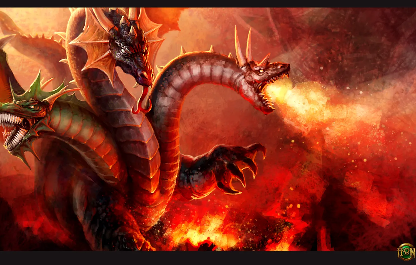 Photo wallpaper the game, hon, dota, heroes of newerts, Draconis