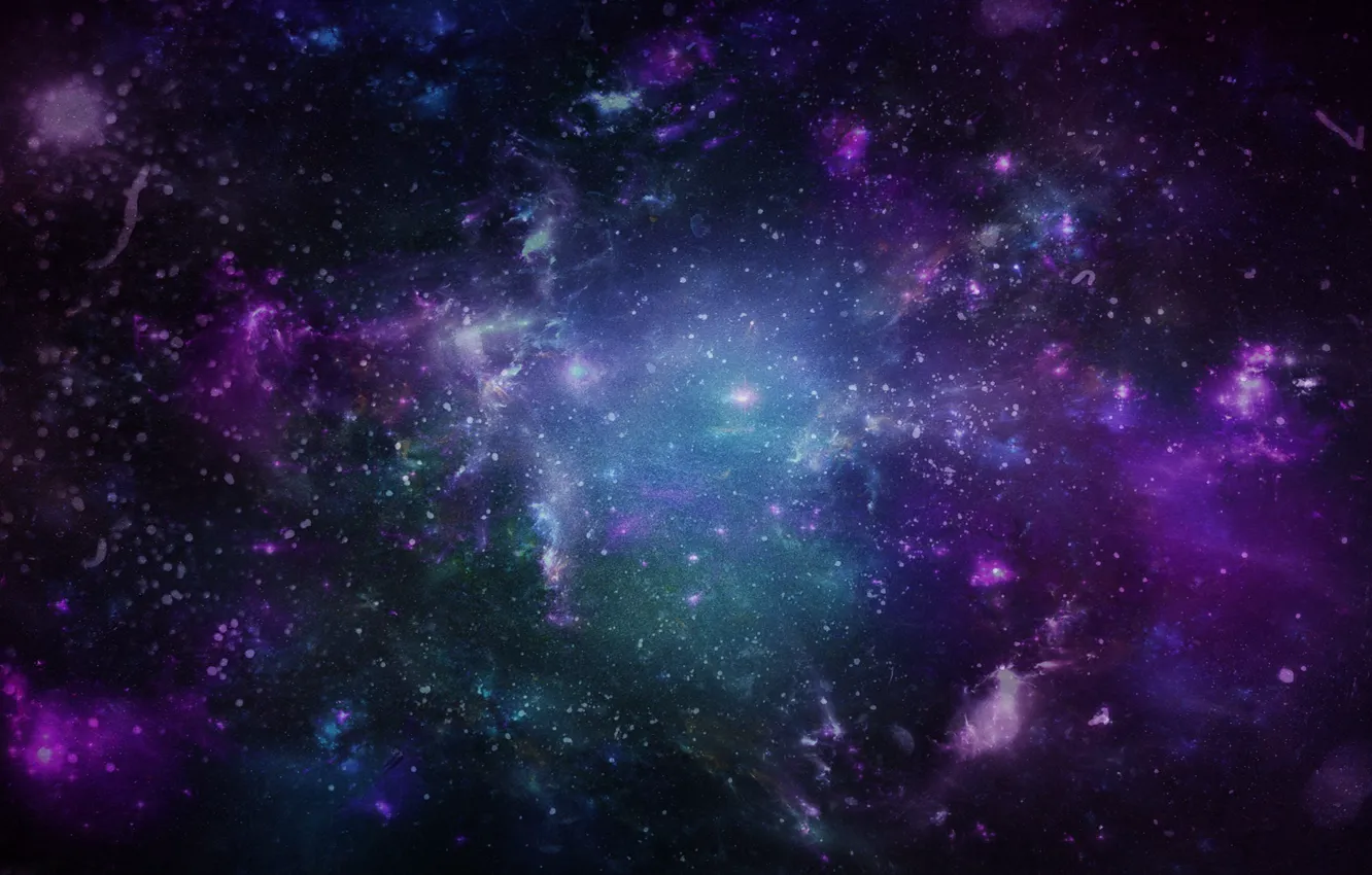 Photo wallpaper glare, stars, Space, Dmitriy Ushakov Design, inside of space