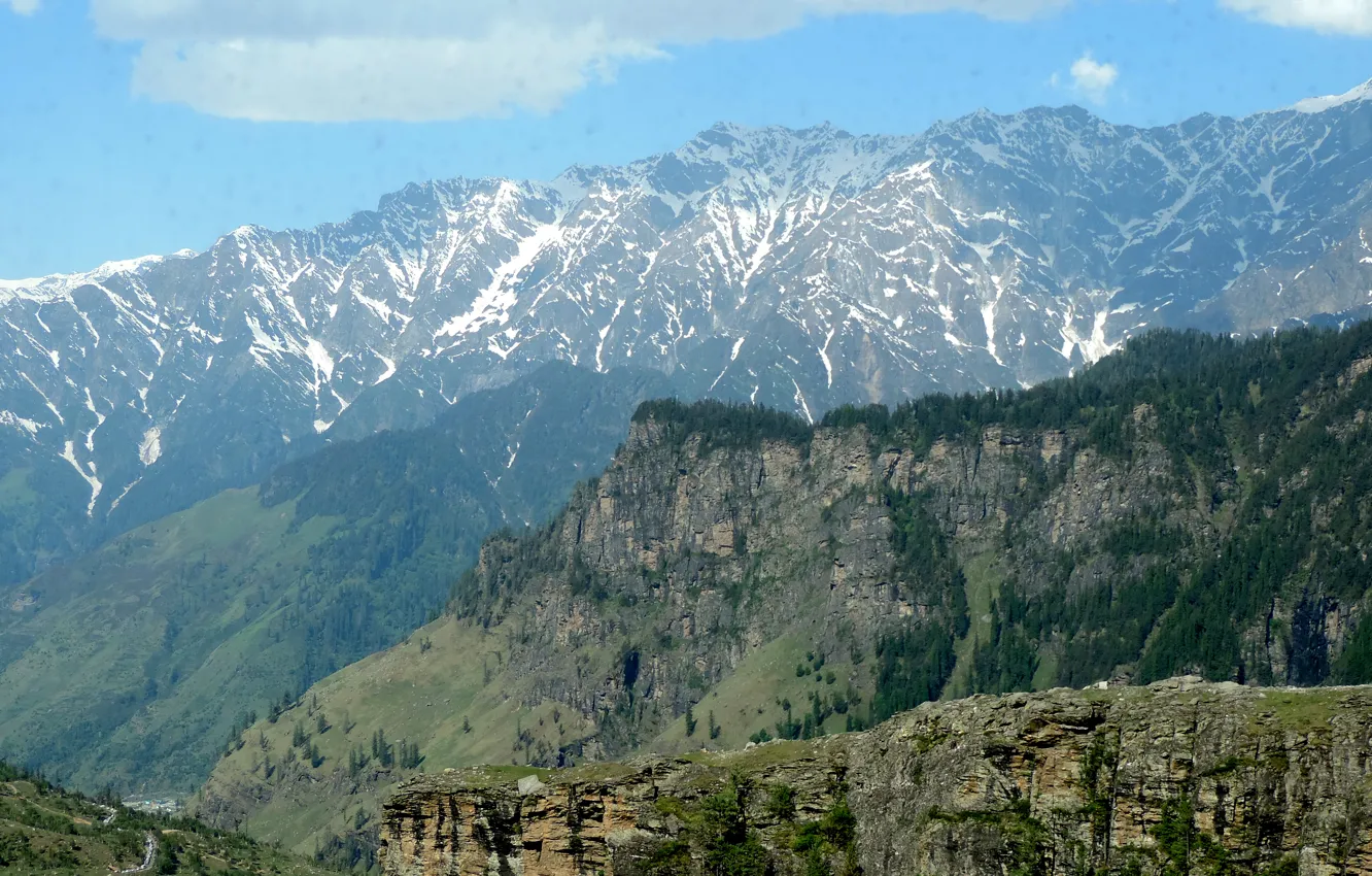 Photo wallpaper mountain, rocks, SUHART, vally