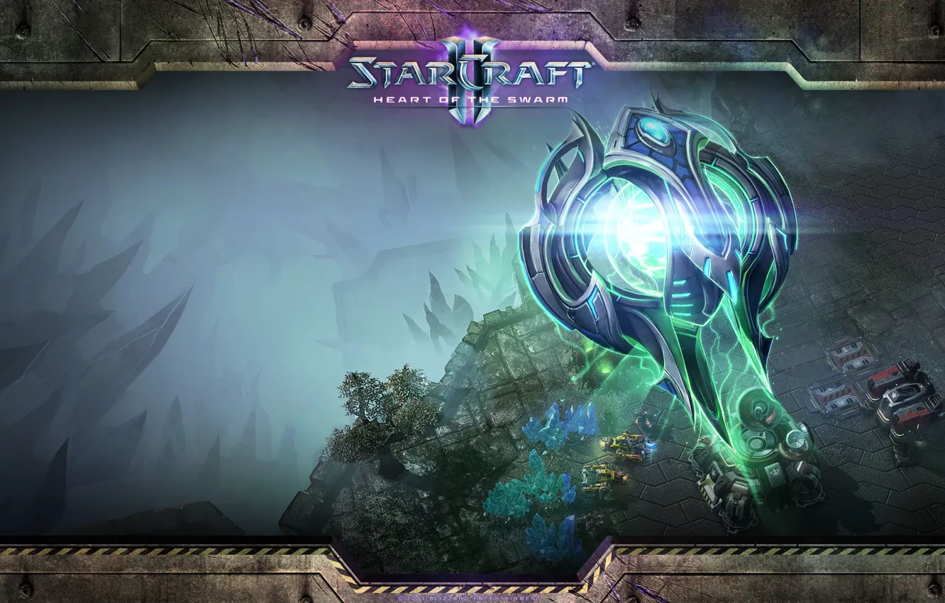 Photo wallpaper Protoss, StarCraft 2 Heart of the swarm, Oracle