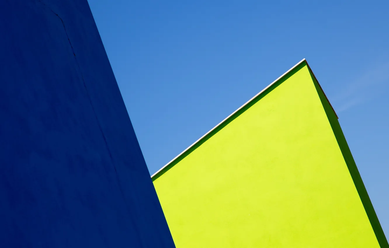 Photo wallpaper the sky, home, form